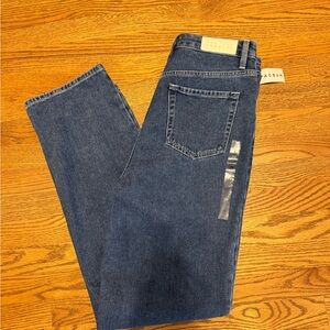 PacSun Women's Boyfriend Jeans in Dark Blue